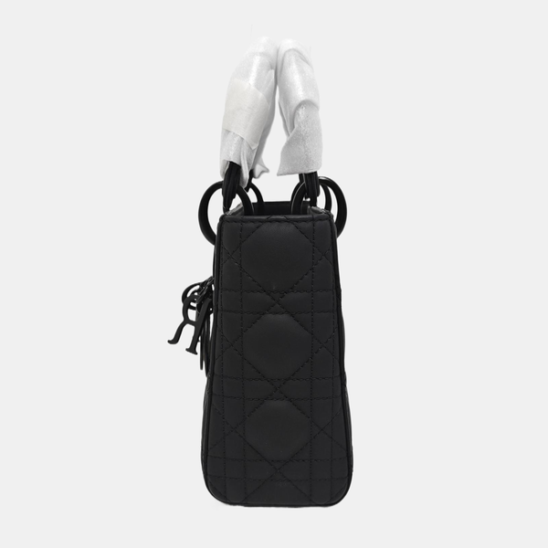 Lady Dior Mini Cannage Lambskin Black