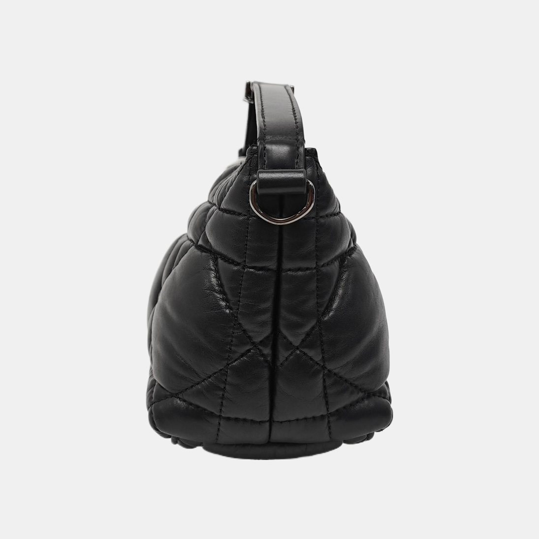 Diortravel Nomad Small Cannage Calfskin Black