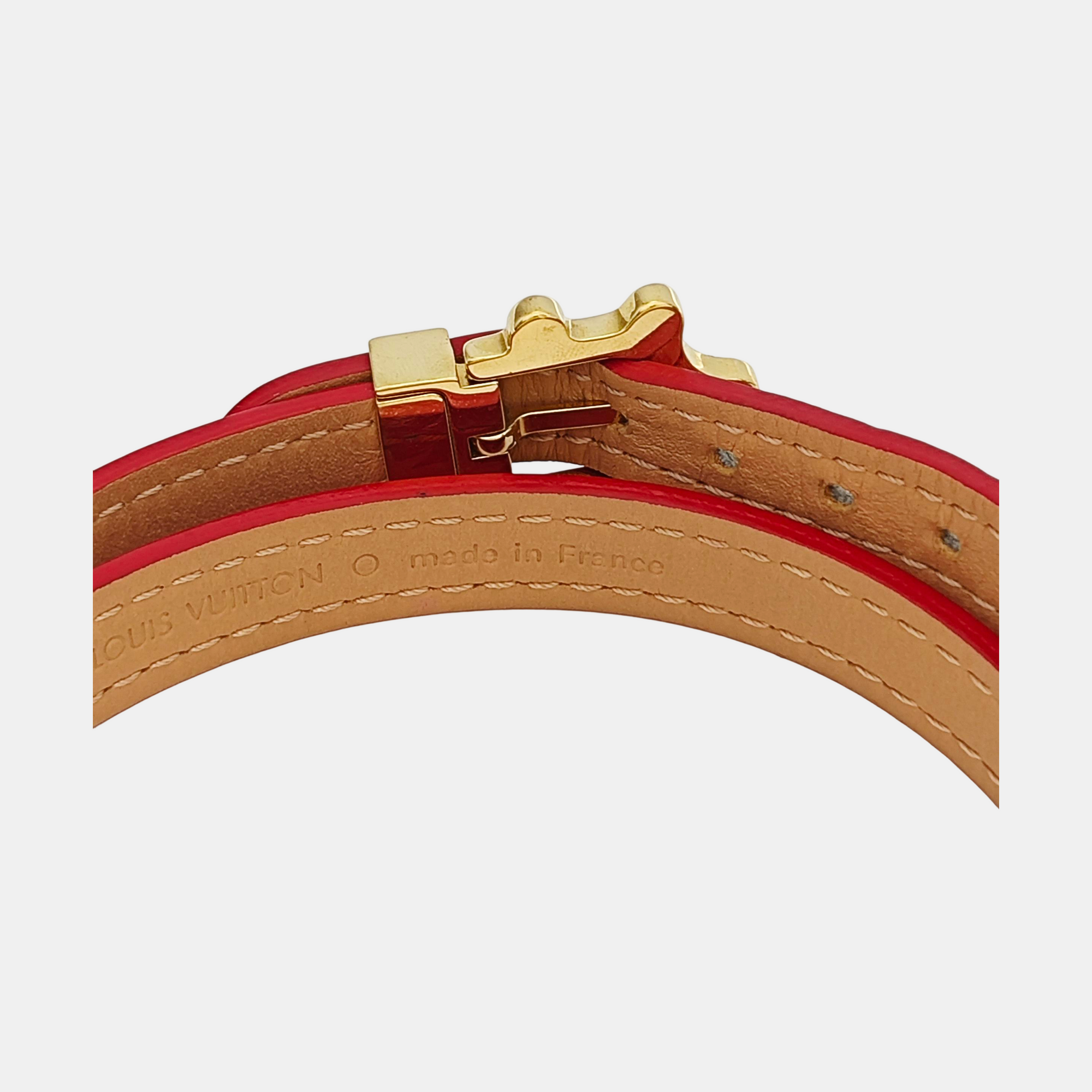 Leather Red Bracelet