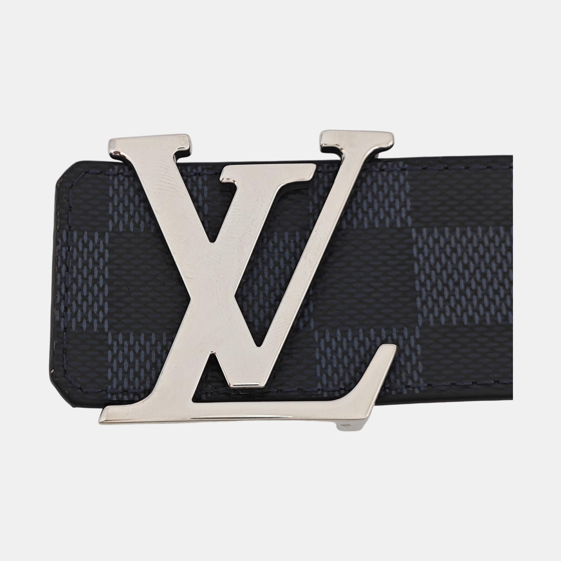Coated Canvas Belt Blue