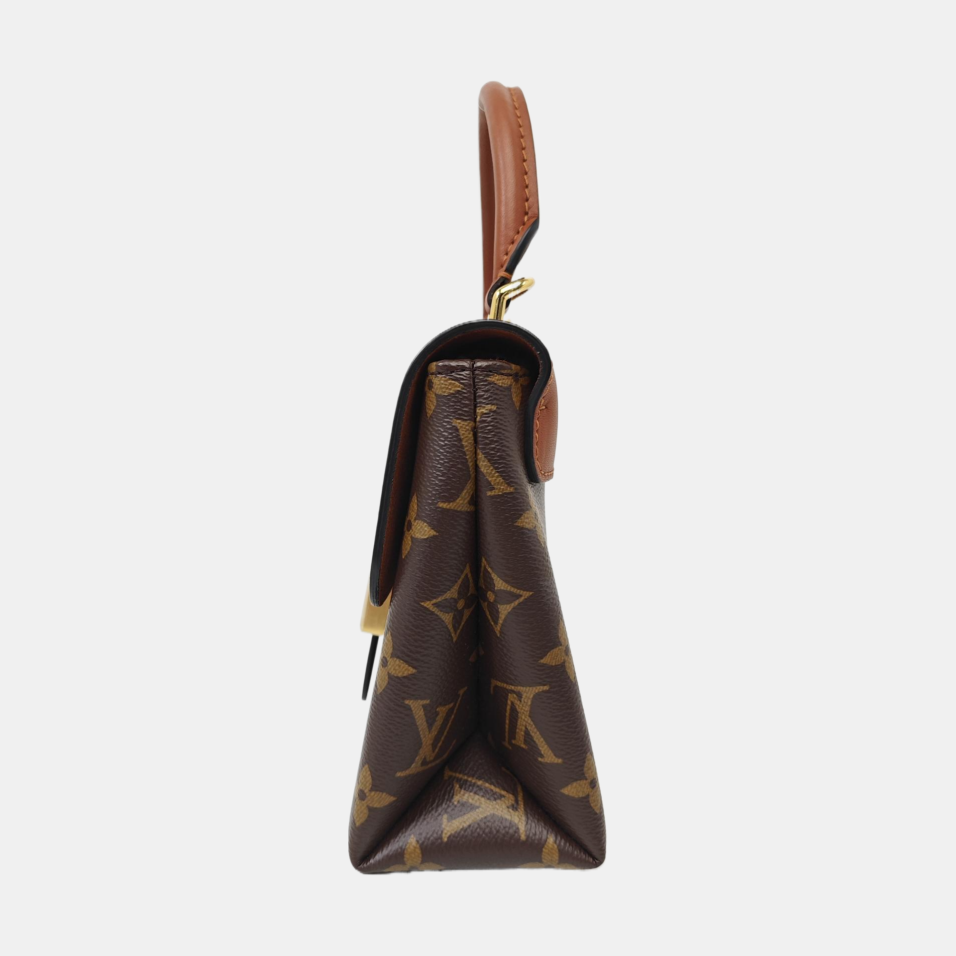 LOCKY BB Monogram Coated Canvas Brown