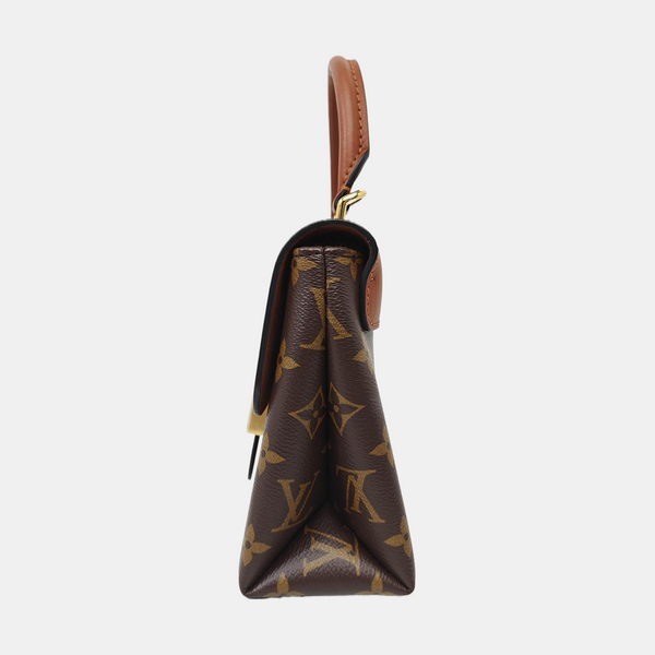 LOCKY BB Monogram Coated Canvas Brown