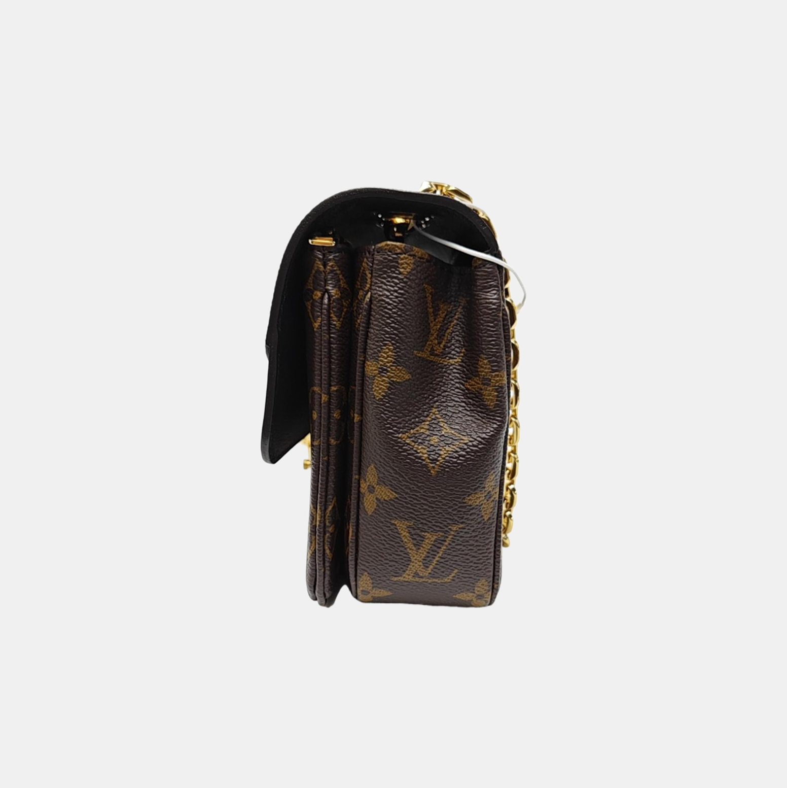MARCEAU Monogram Coated Canvas Brown
