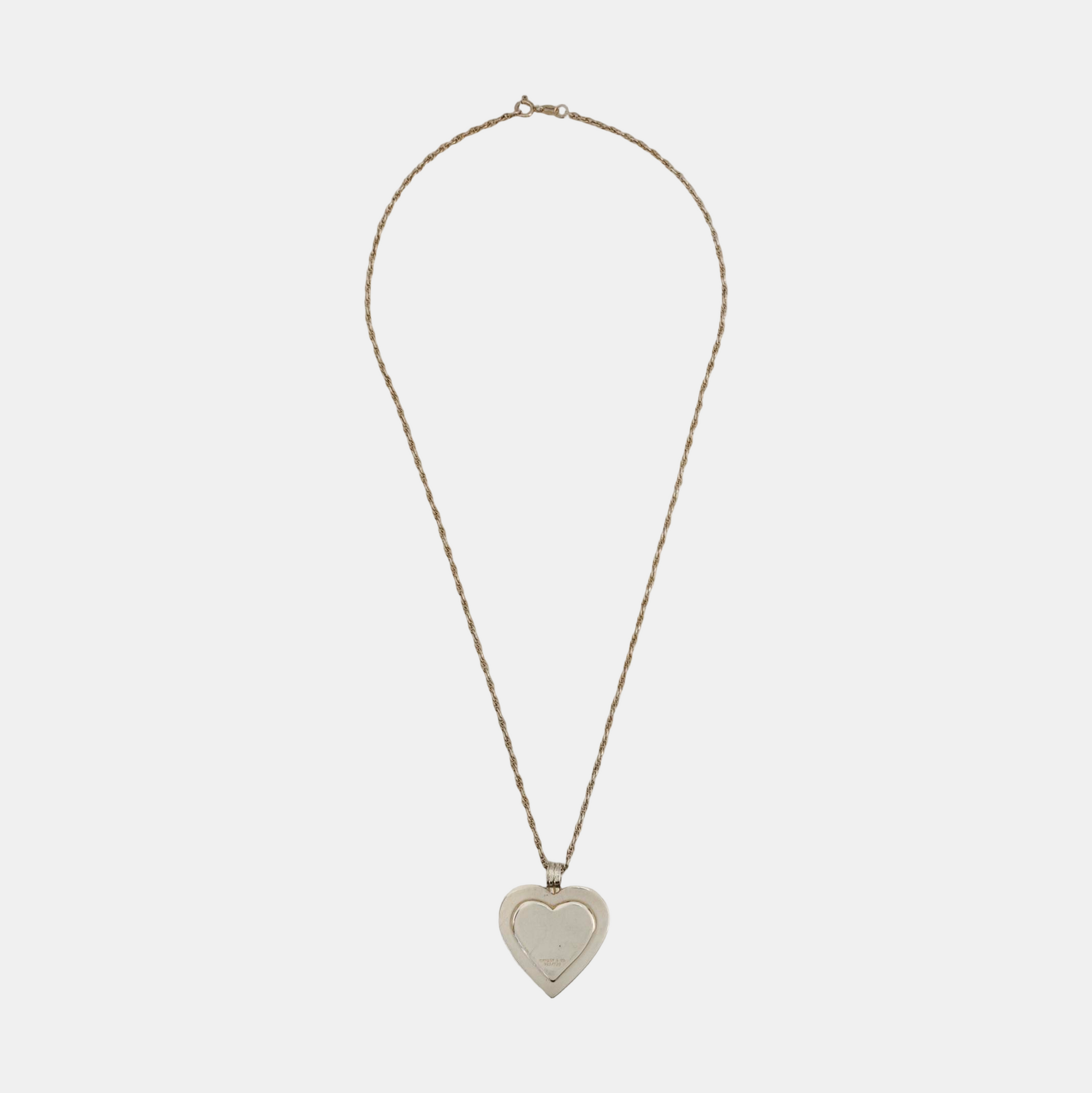 18k Gold Silver Necklace