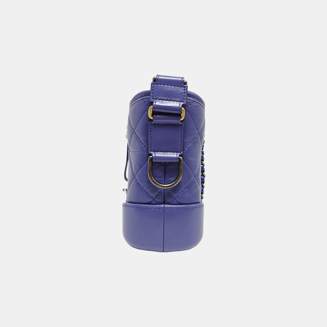 GABRIELLE Small Quilted Calfskin Purple