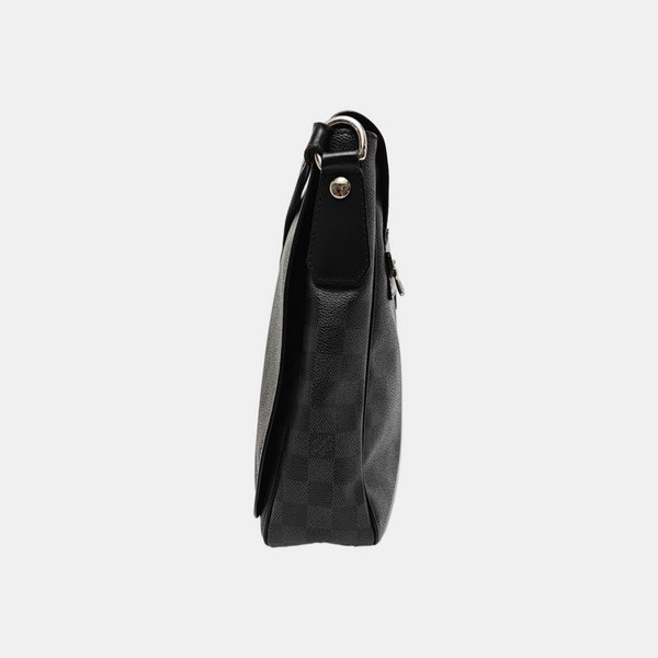 DANIEL Damier Graphite Coated Canvas Gray