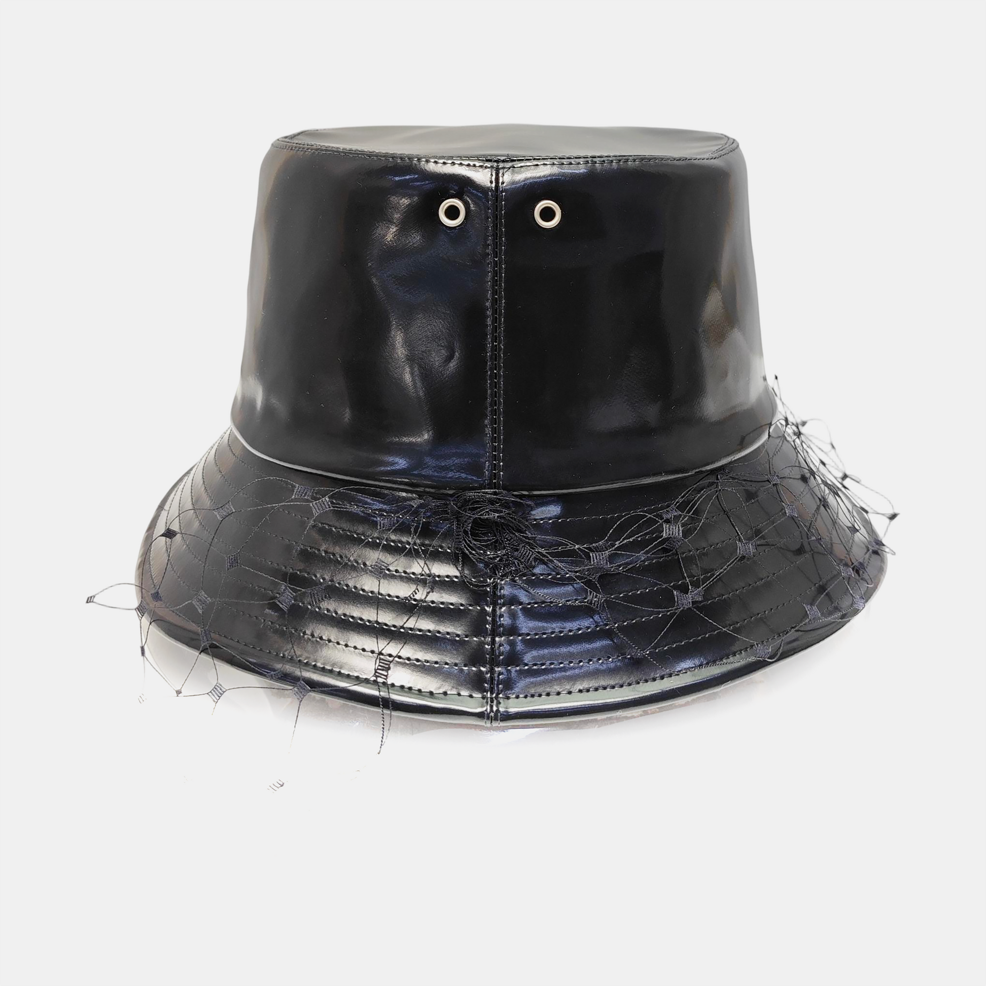 PU/polyurethane Hat Black