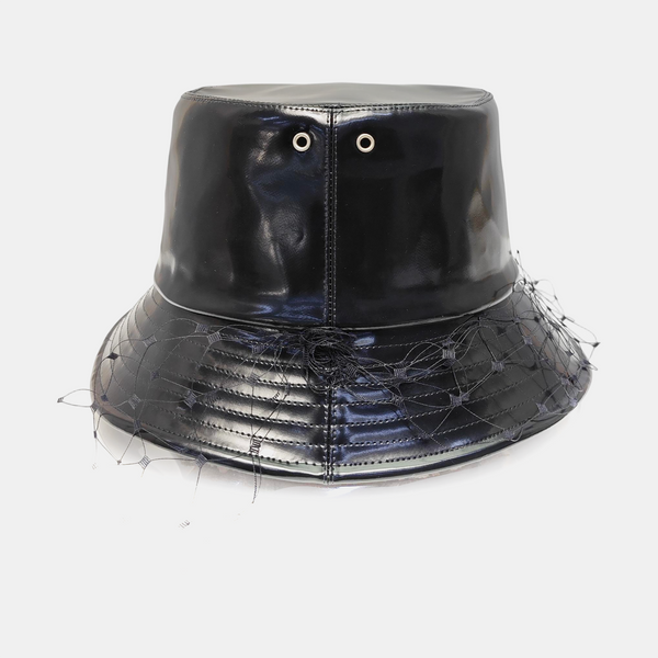 PU/polyurethane Hat Black