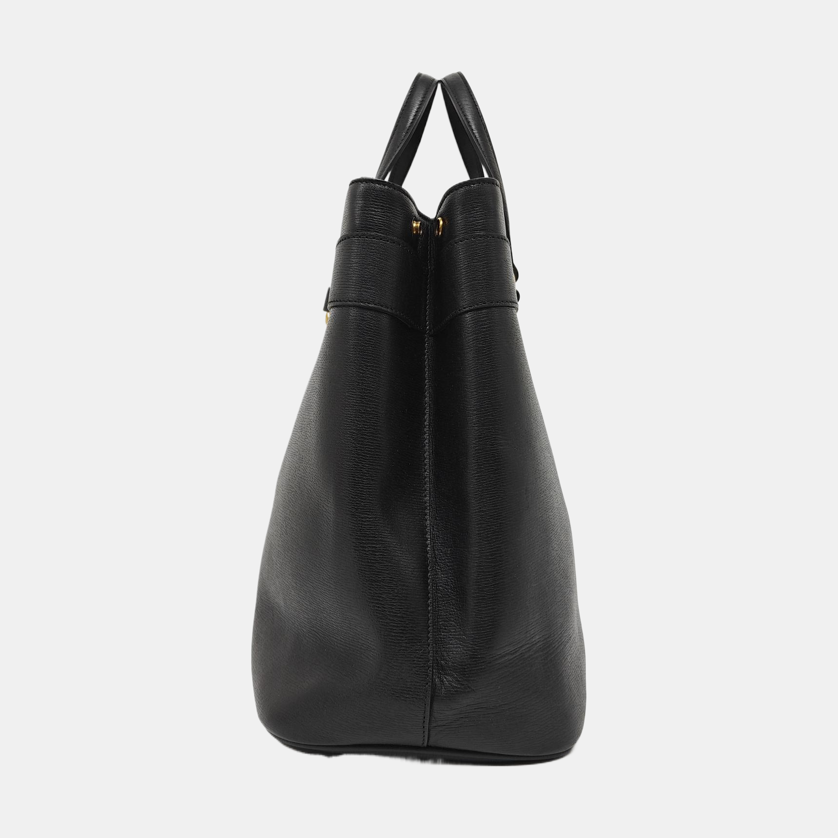 Horsebit Chain Calfskin Black