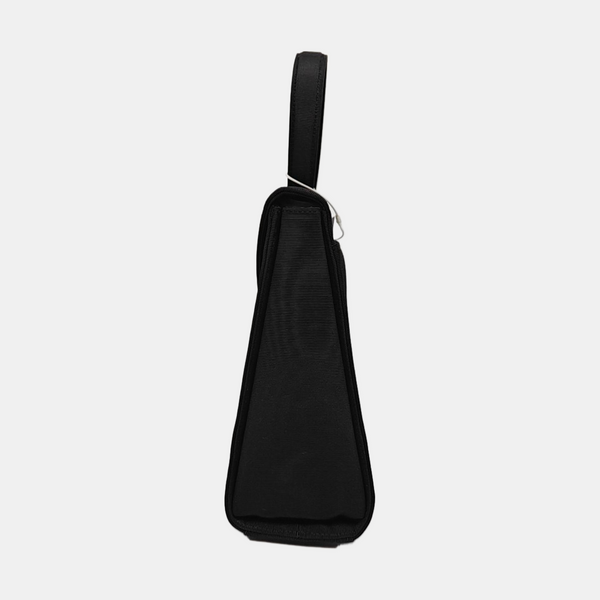 Fabric Top Handle Bag Black