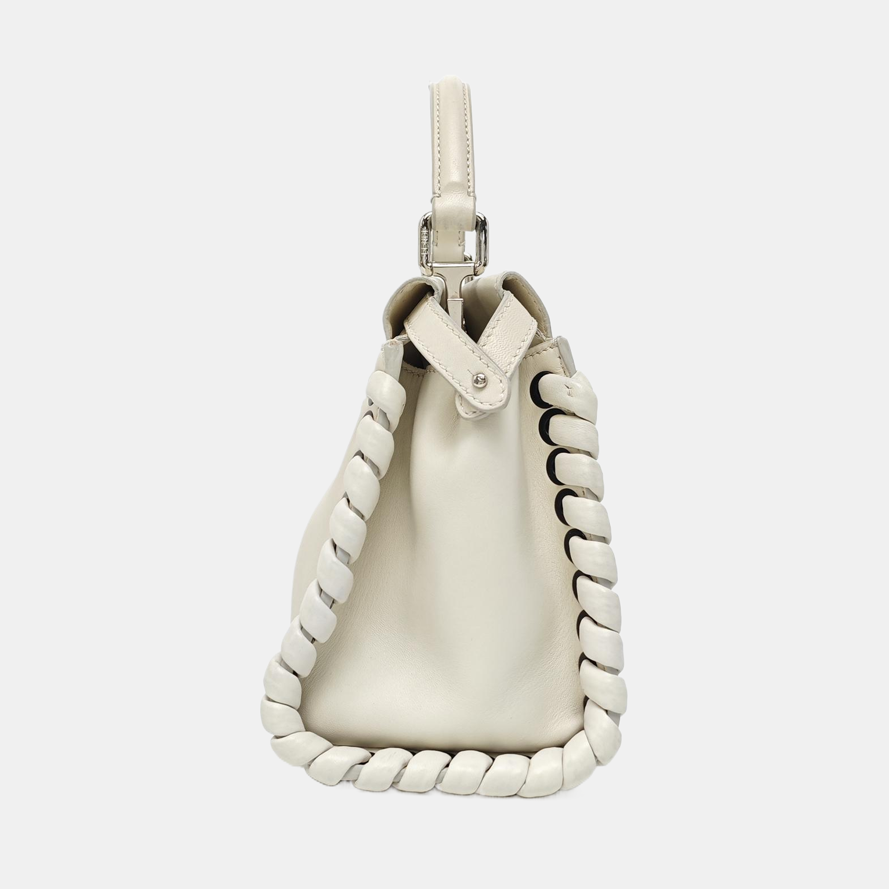 Peekaboo Mini Calfskin White