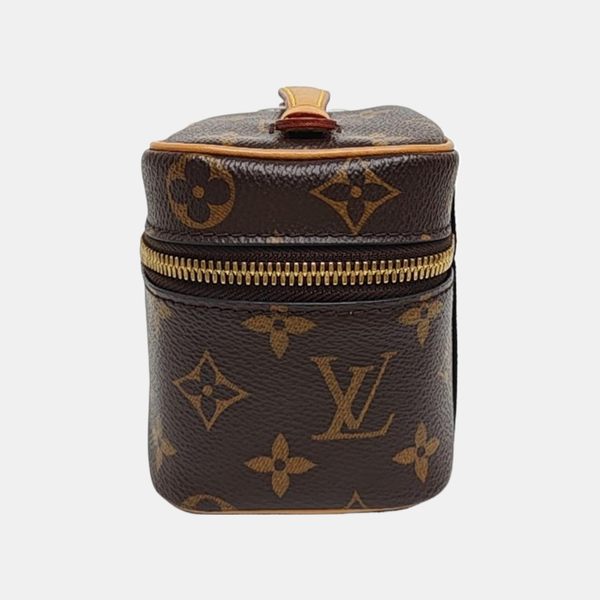 NICE Super Mini Monogram Coated Canvas Brown