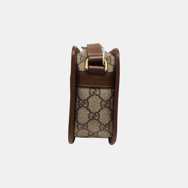 Bree Monogram Coated Canvas Beige