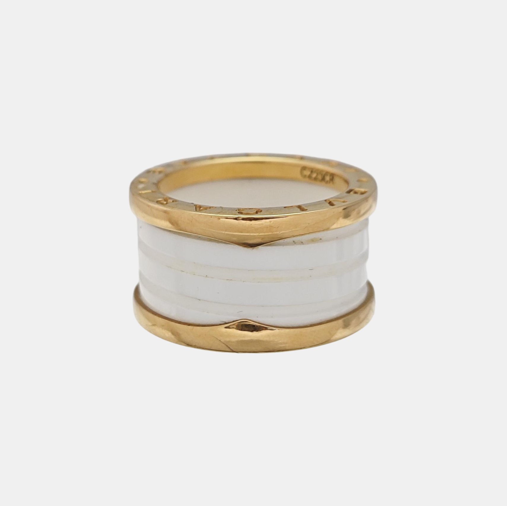 B.ZERO1 18k Rose Gold Ring EU 52
