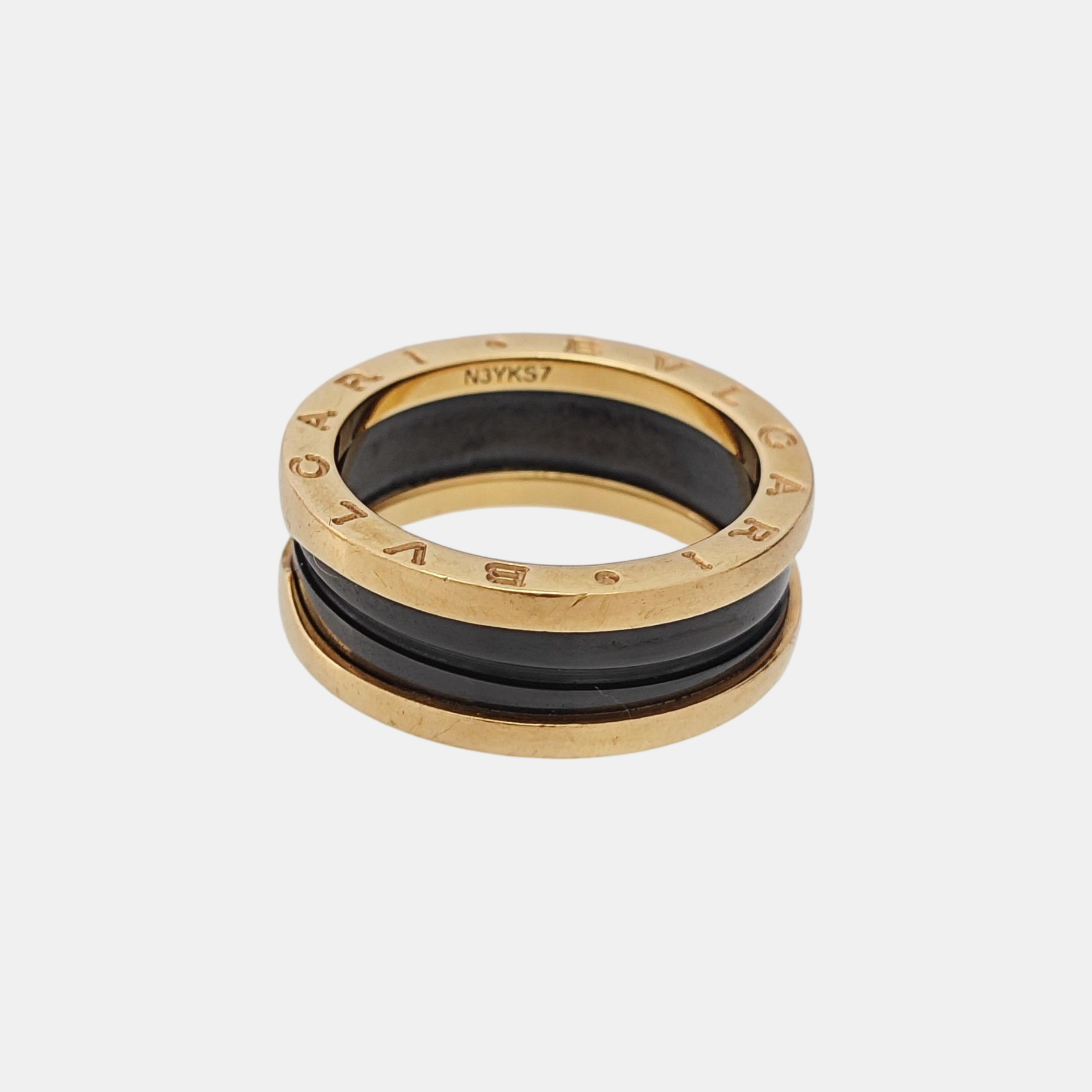 B.ZERO1 18k Rose Gold Ring EU 58