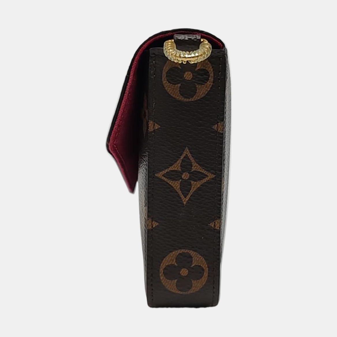 FÉLICIE Monogram Coated Canvas Brown