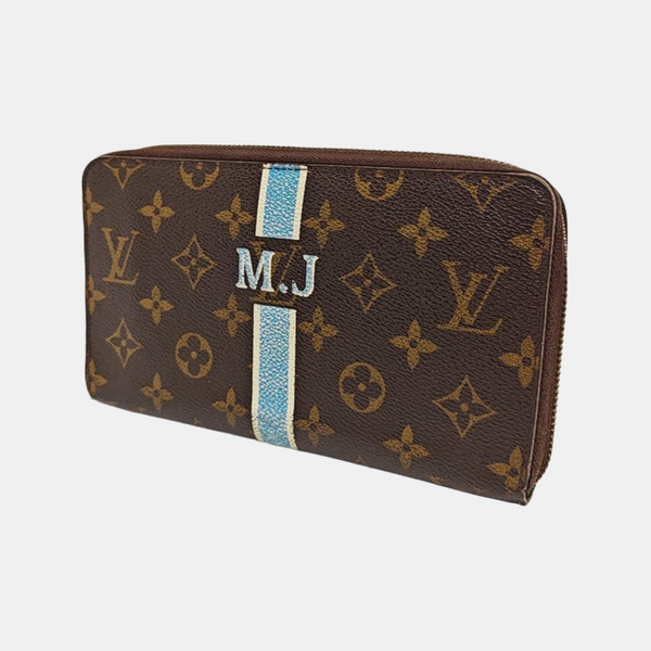 ZIPPY Monogram Coated Canvas Brown Wallet