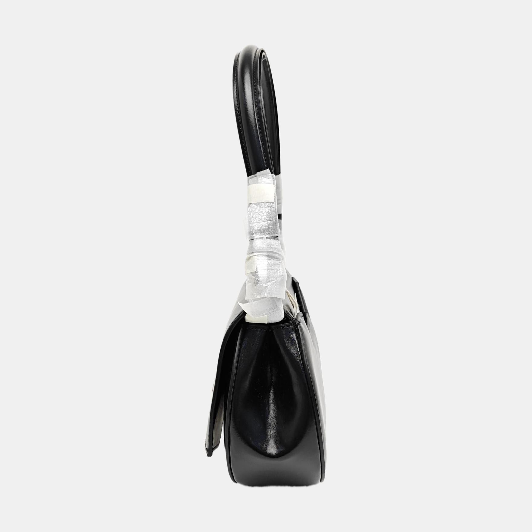 Calfskin Shoulder Bag Black