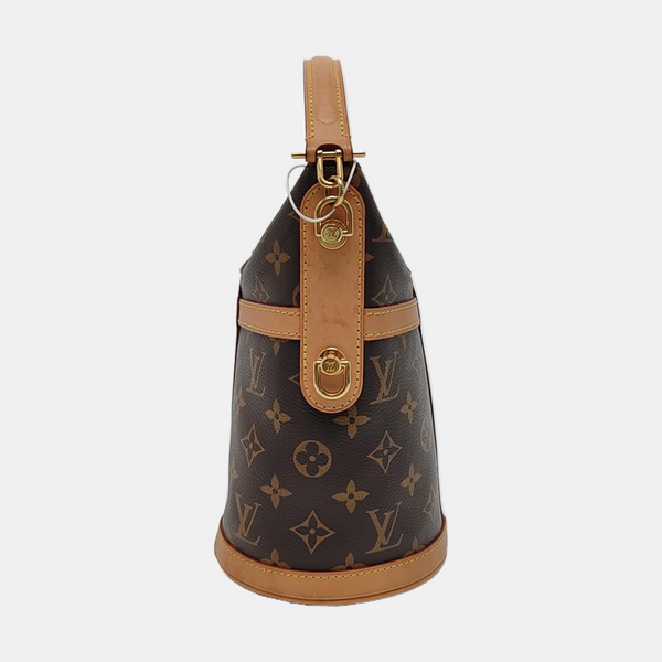 DUFFLE Monogram Coated Canvas Brown