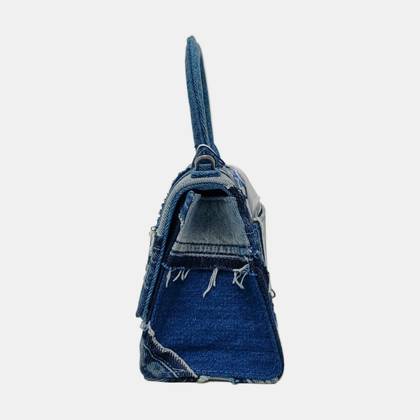 Hourglass S Quilted Denim Blue