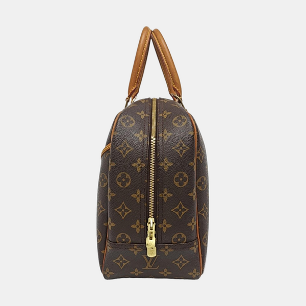 DEAUVILLE GM Monogram Coated Canvas Brown