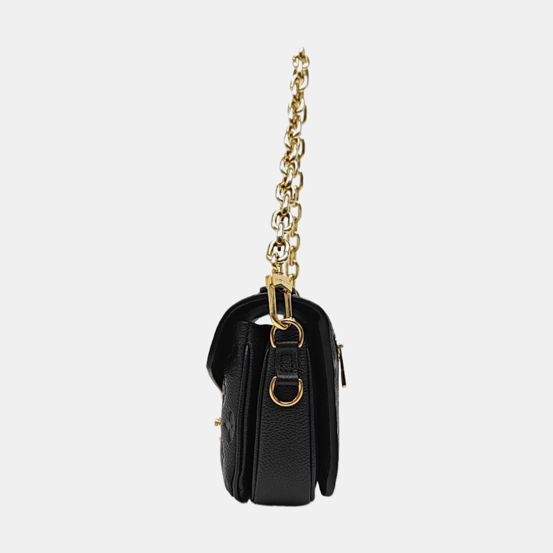 MÉTIS EAST WEST Monogram Calfskin Black