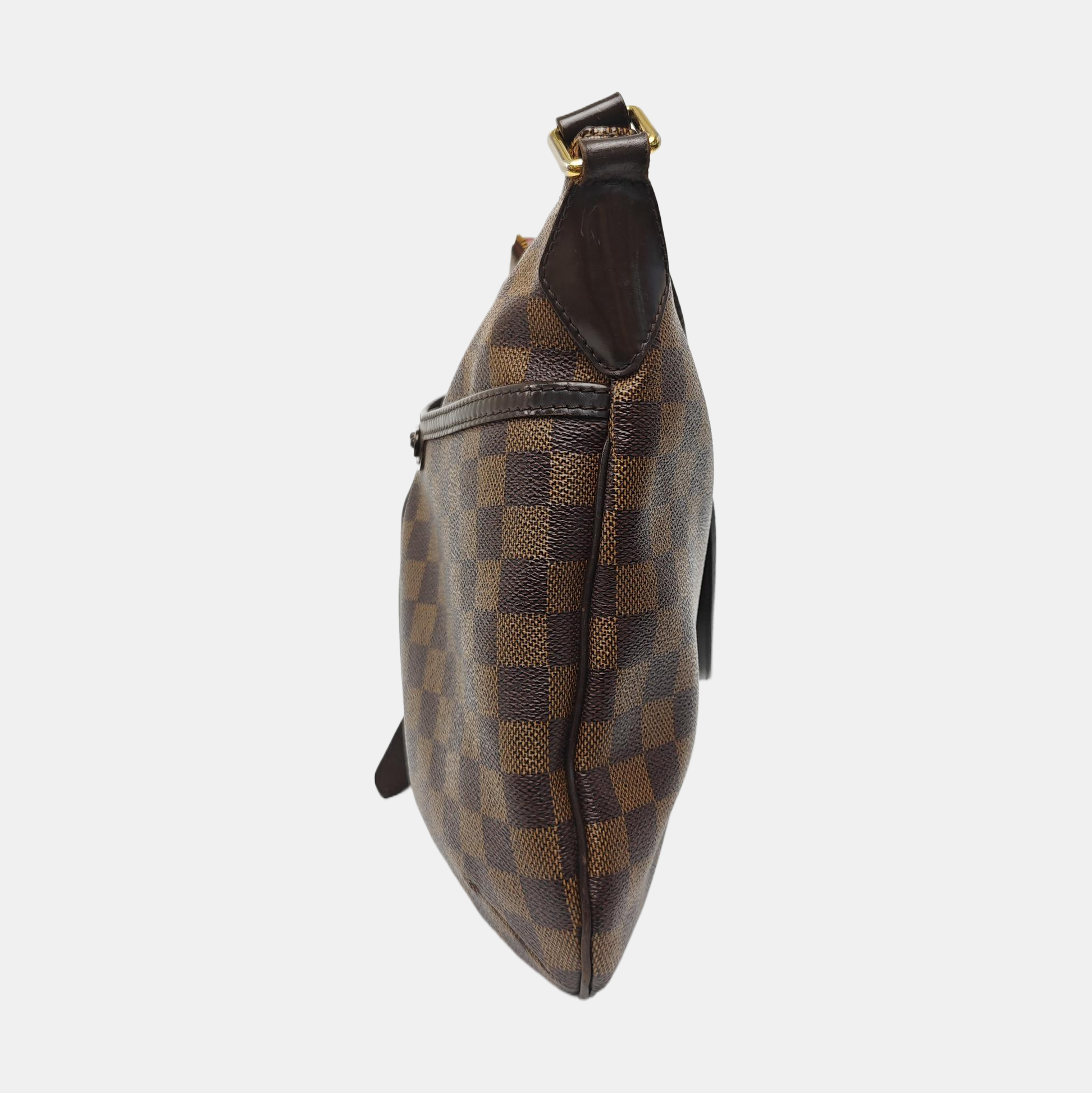 BLOOMSBURY PM Damier Ebene Coated Canvas Brown
