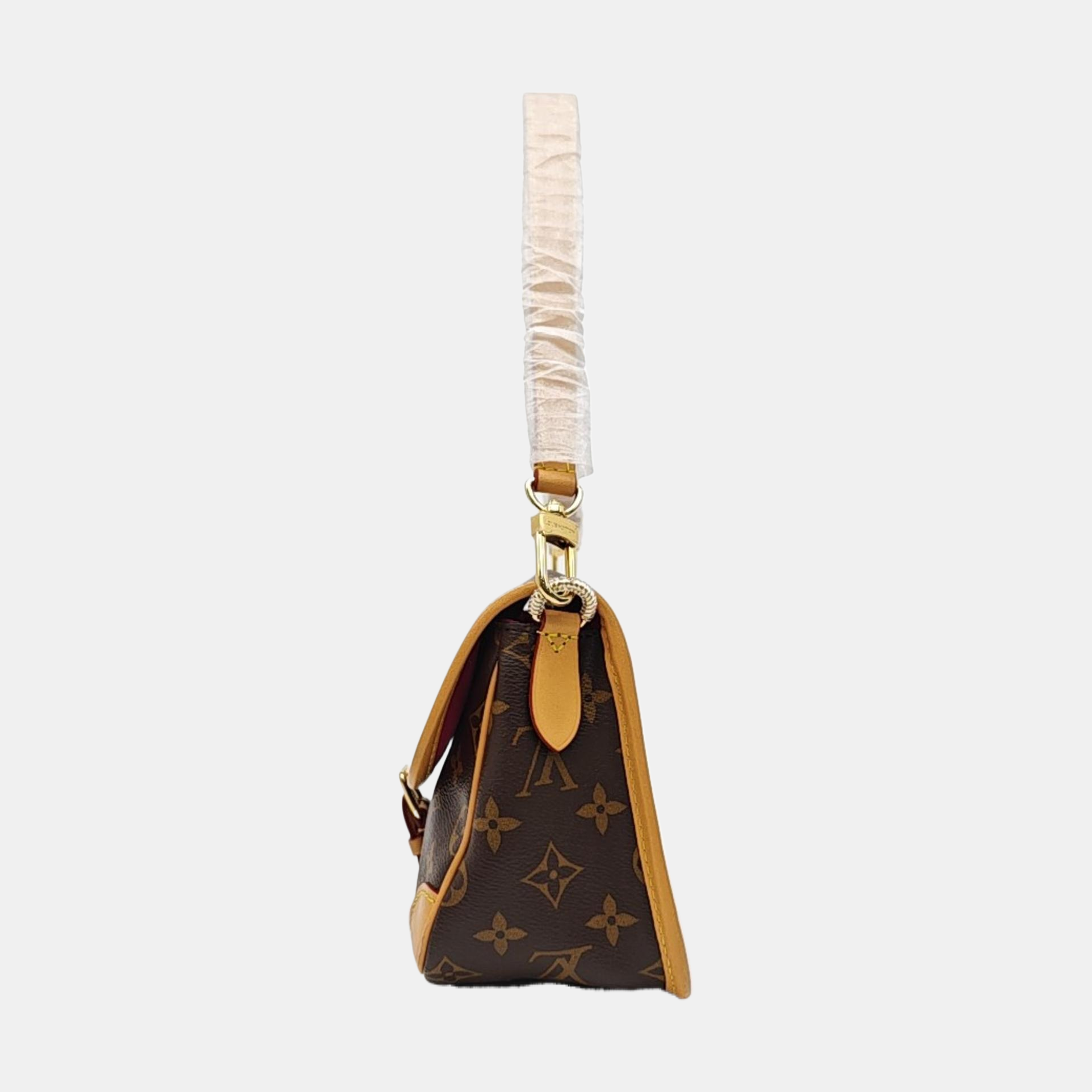 DIANE Monogram Coated Canvas Brown
