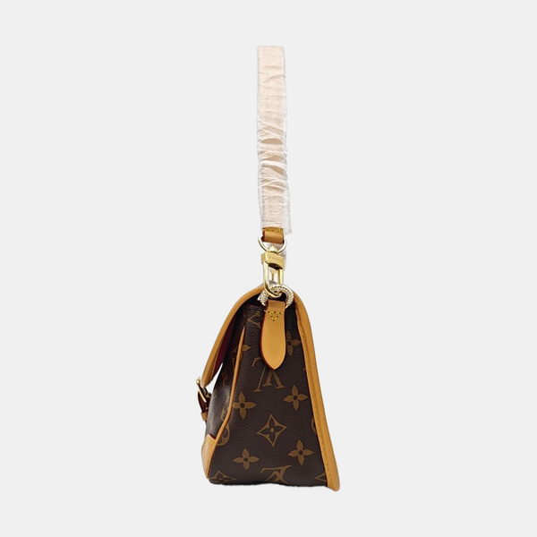 DIANE Monogram Coated Canvas Brown