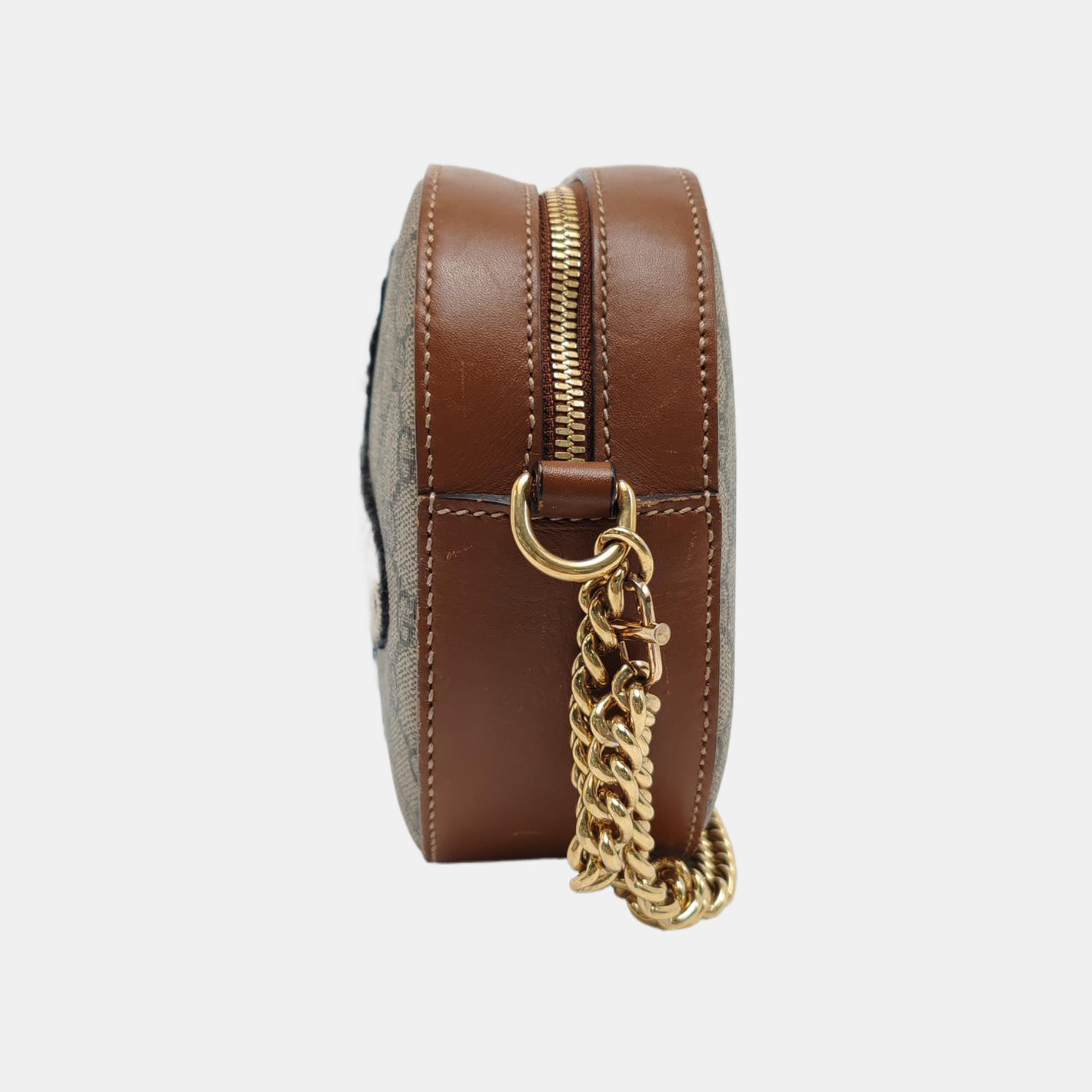 Animalier Monogram Coated Canvas Beige