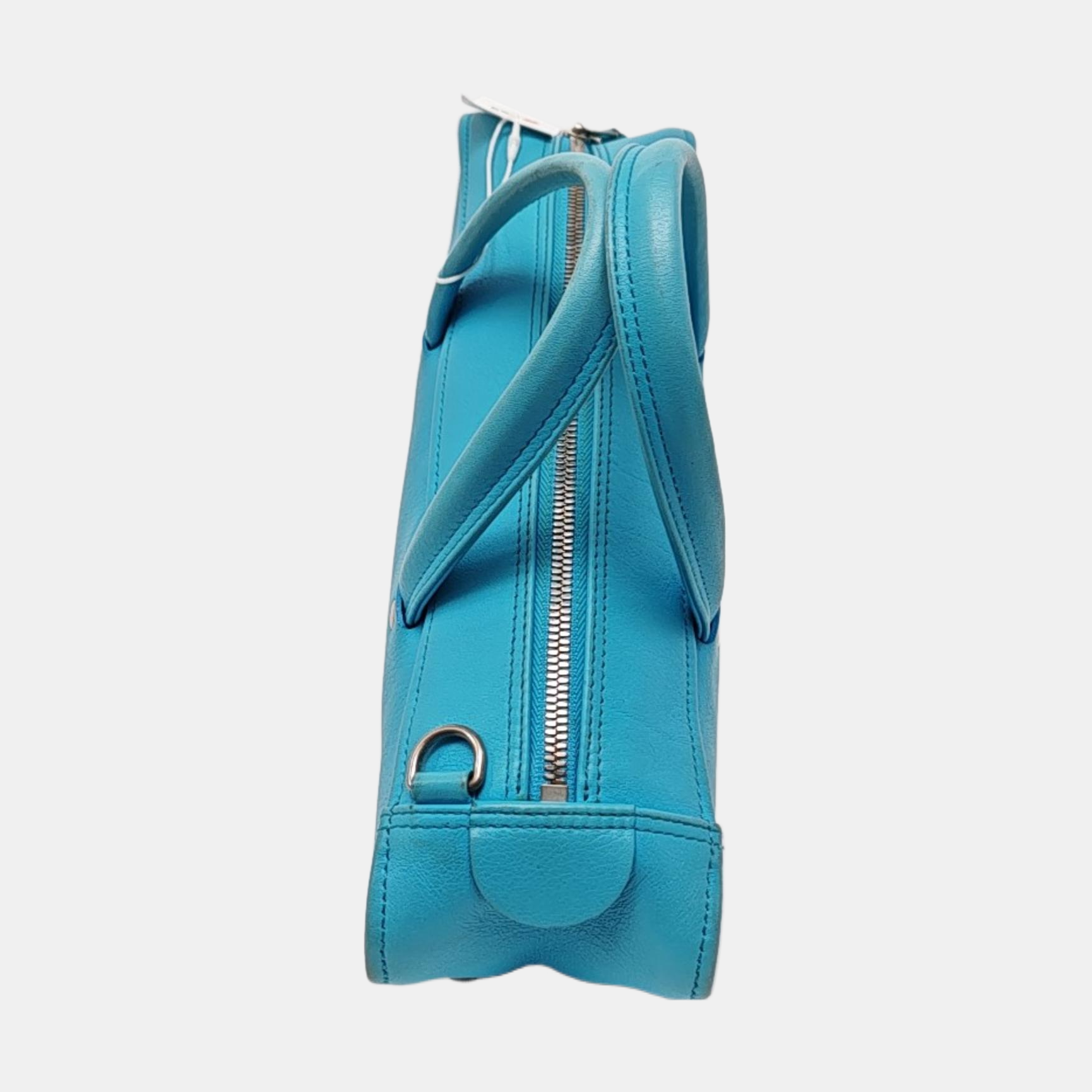 Triangle Calfskin Blue