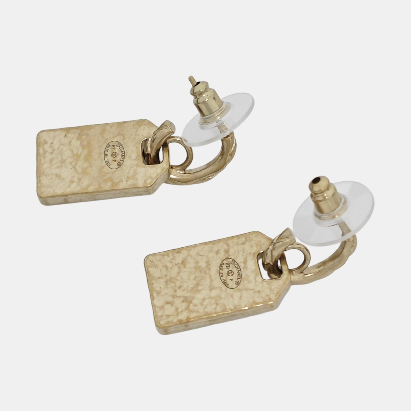 Metal Gold Stud Earrings