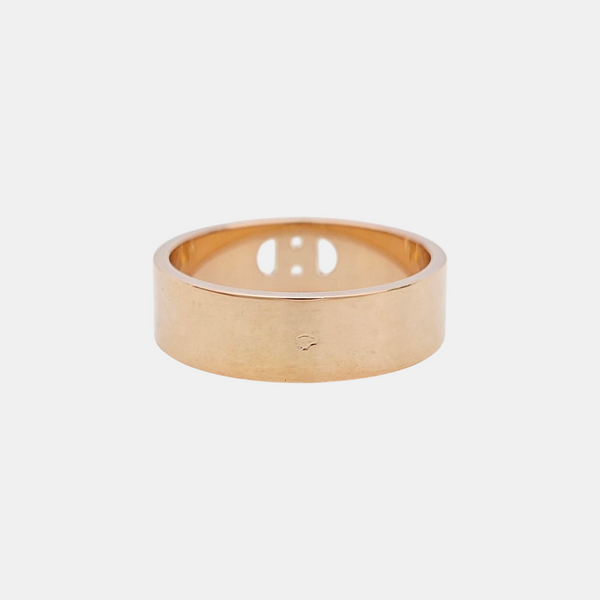 H D'ancre 18k Rose Gold Ring EU 52
