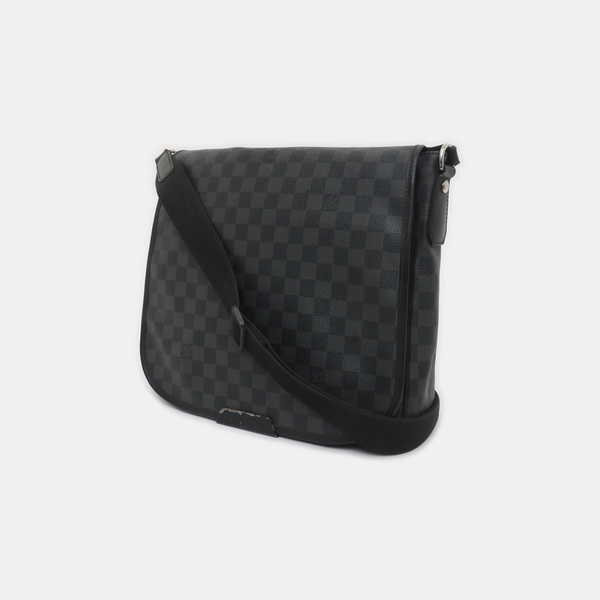 DANIEL Damier Graphite Coated Canvas Gray