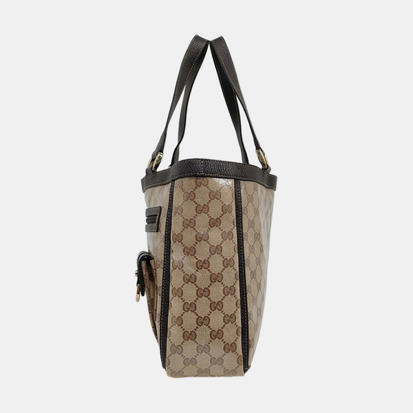 Monogram Coated Canvas Beige