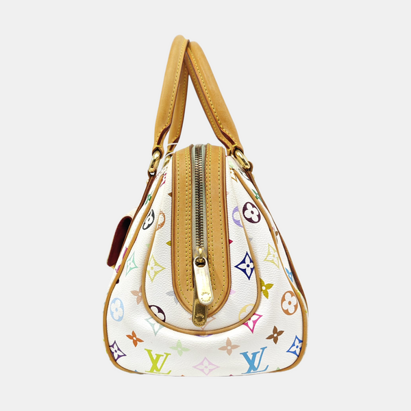 LV × TM PRISCILLA Monogram Coated Canvas White