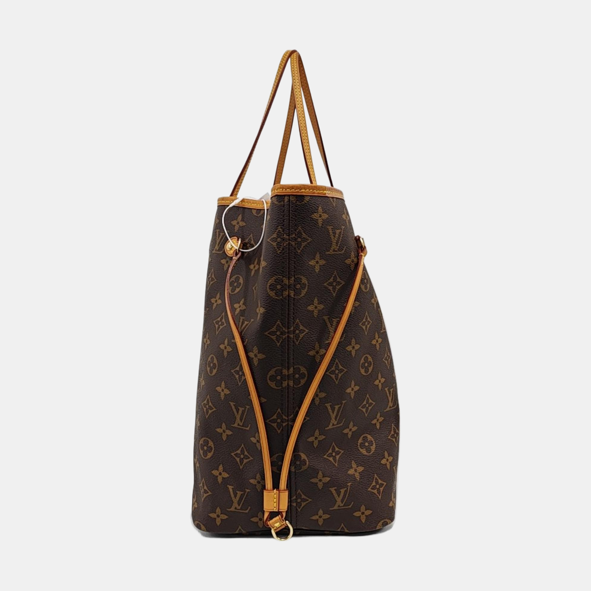 NEVERFULL GM Monogram Coated Canvas Brown
