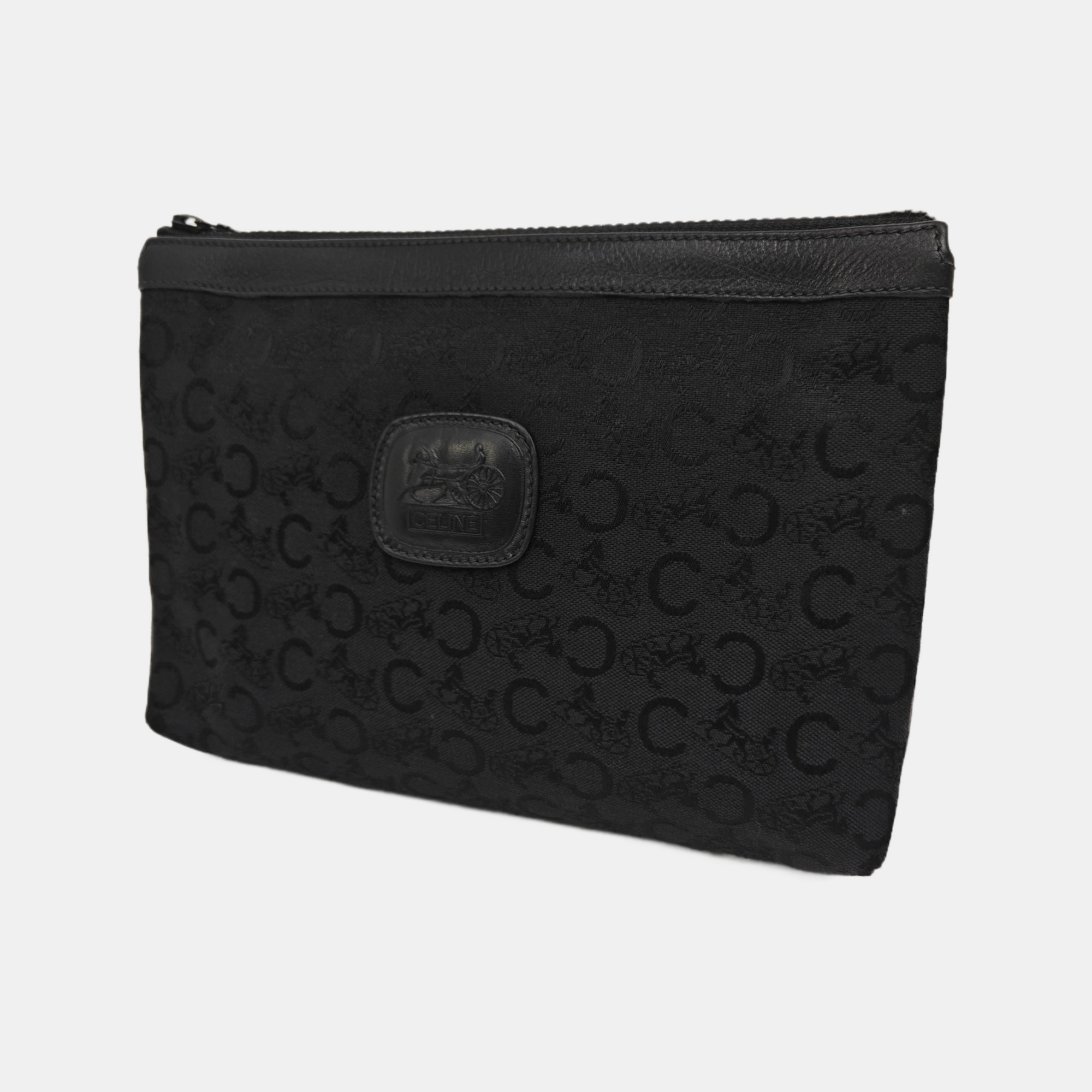 Canvas Clutch Black