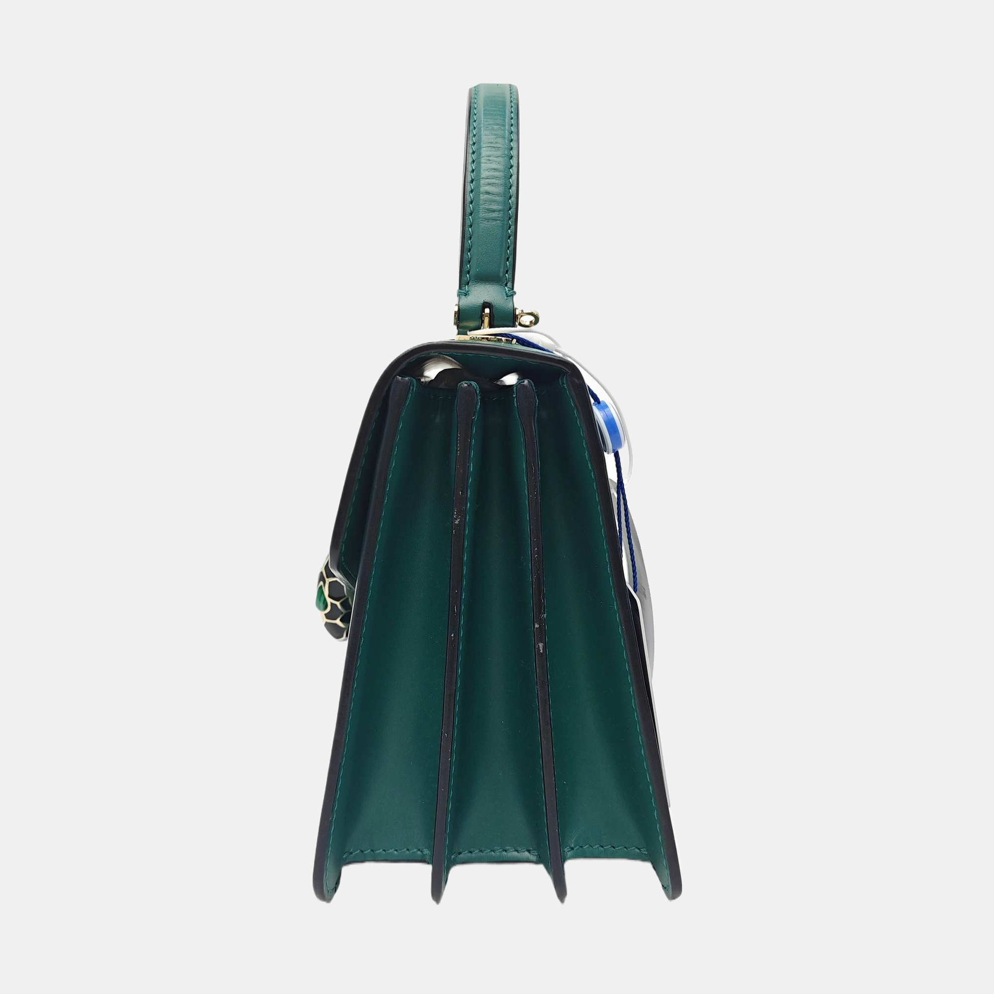 SERPENTI FOREVER Calfskin Green
