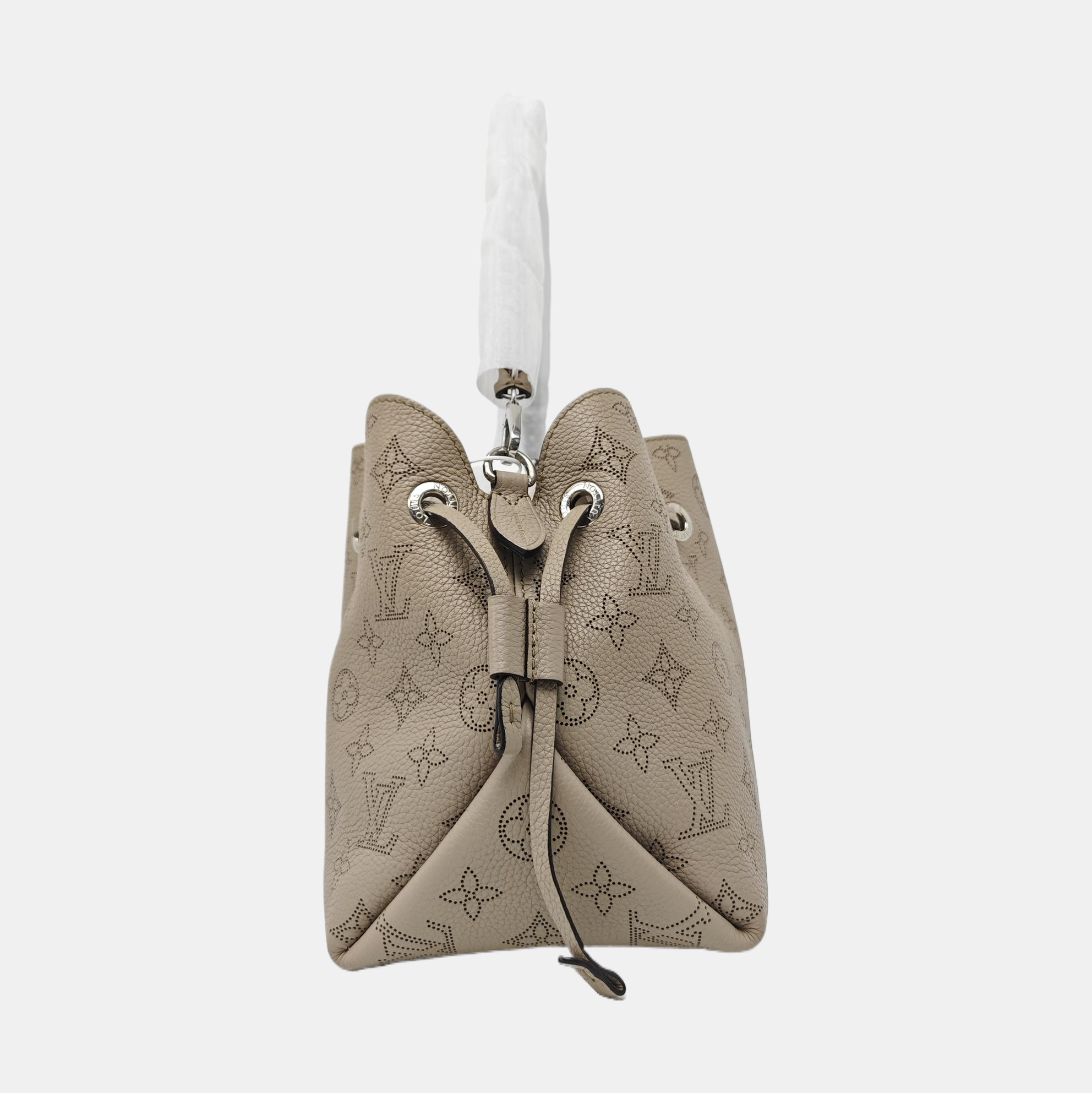 BELLA Monogram Calfskin Gray