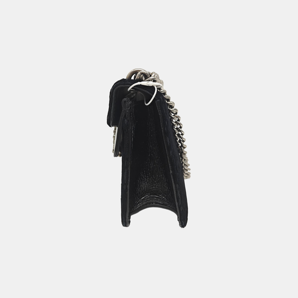 Dionysus Small Monogram Velvet Black