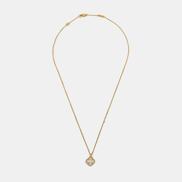 Sweet Alhambra 18k Gold Necklace