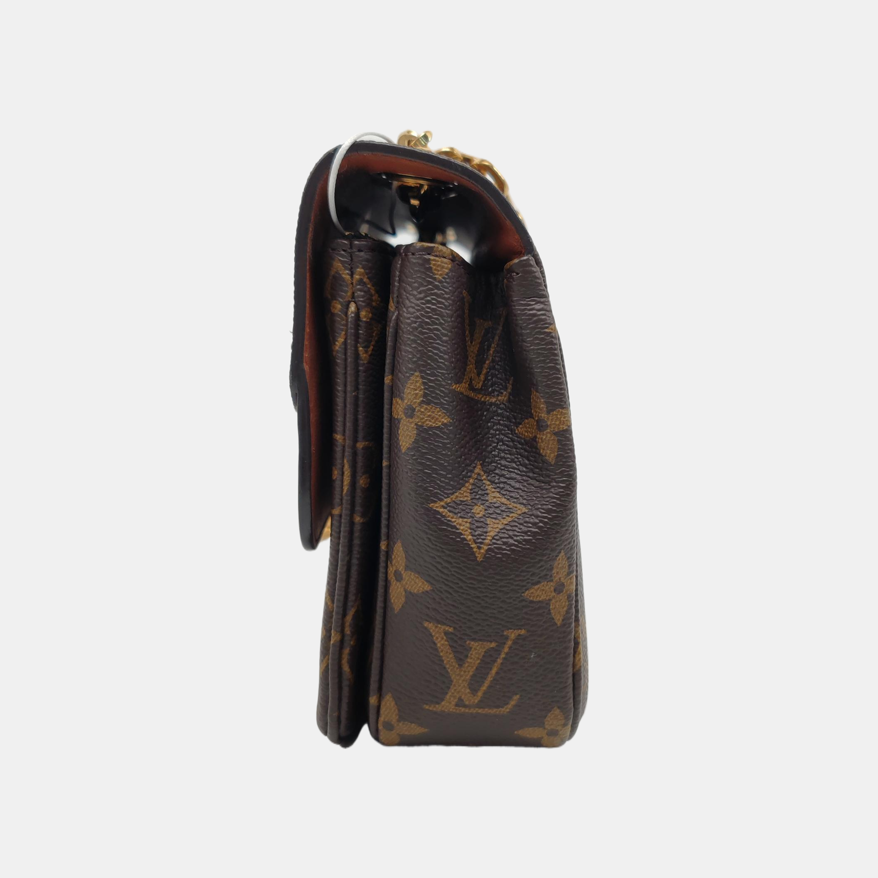 MARCEAU Monogram Coated Canvas Brown