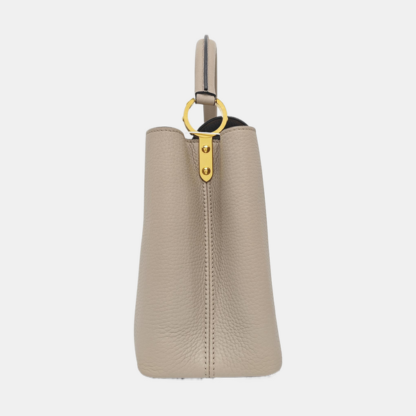 CAPUCINES MM Calfskin Gray