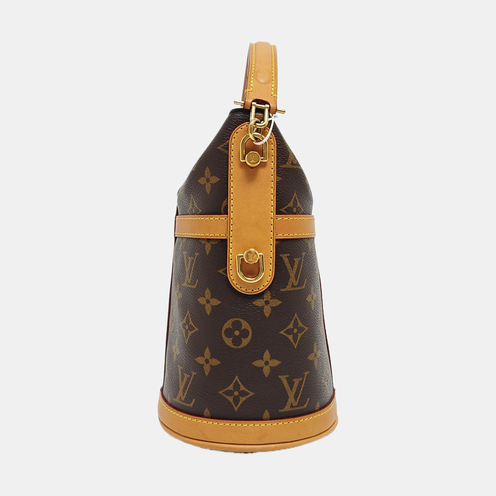 DUFFLE Monogram Coated Canvas Brown