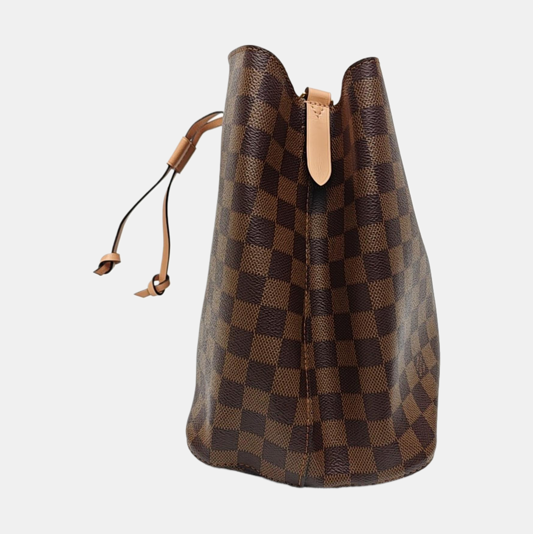 NÉONOÉ MM Damier Ebene Coated Canvas Brown