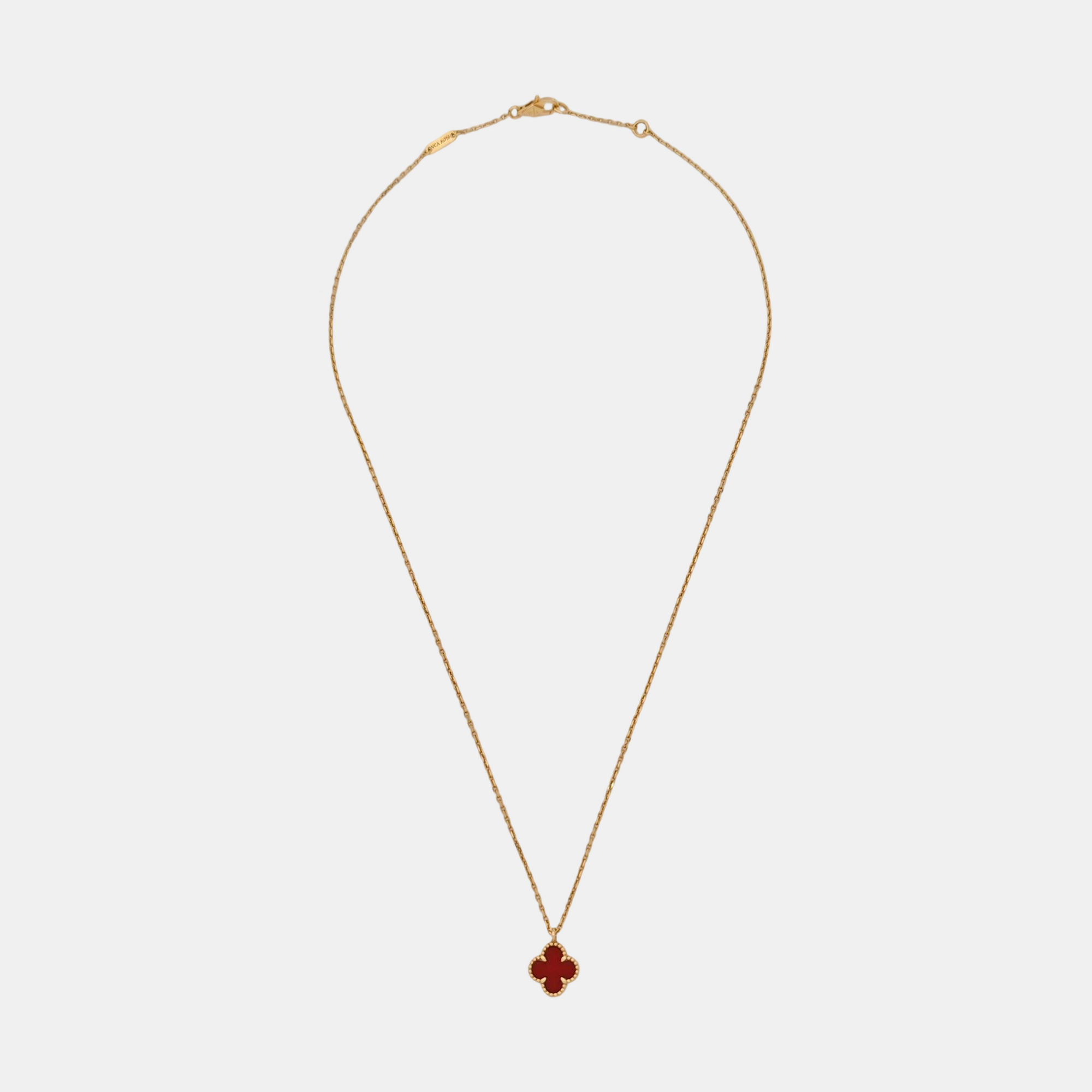 Sweet Alhambra 18k Rose Gold Necklace