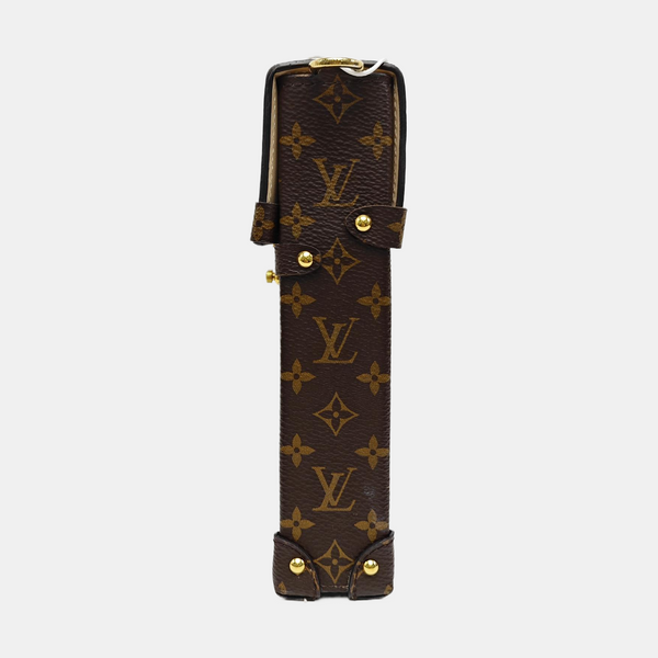 TRUNK Monogram Coated Canvas Brown