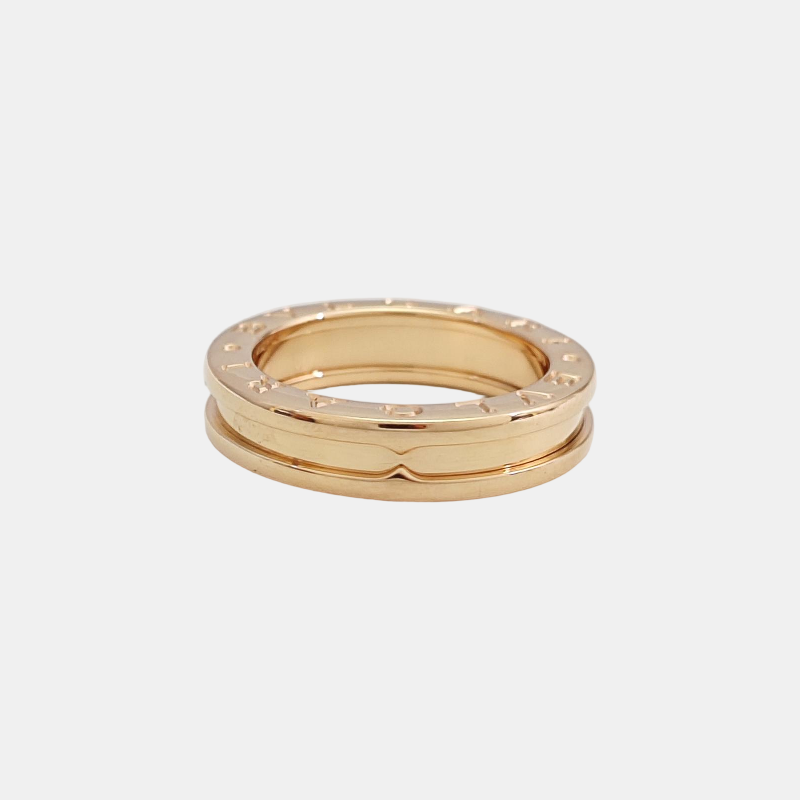 B.ZERO1 18k Rose Gold Ring EU 52