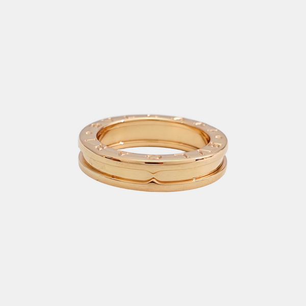 B.ZERO1 18k Rose Gold Ring EU 52